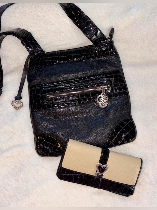 Brighton Handbags - Vintage BRIGHTON Leather Bag & Wallet